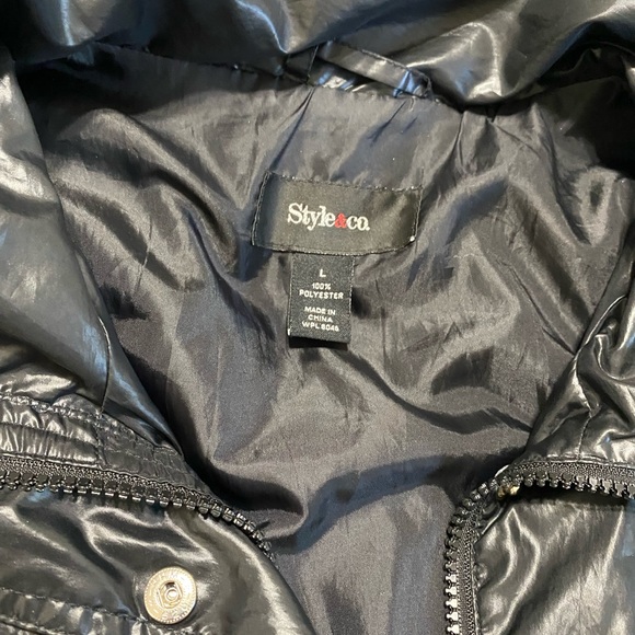 STYLE & Co. rain wind coat - Picture 8 of 12